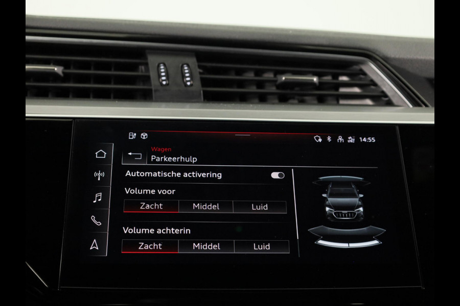 Audi e-tron Sportback 55 quattro S edition 95 kWh 408 pk | SOH 91,49% | Navigatie | Panoramadak | Parkeersensoren | Achteruitrijcamera | Elektr. voorstoelen | Lichtmetalen velgen 22" | Luchtvering | S-Line |