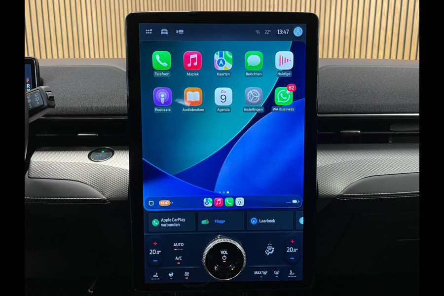 Ford Mustang Mach-E Extended RWD 98 kWh|93% SOH|VOLLEDER|B&O|ACC|360+V+A-CAMERA|CARPLAY|STOEL+STUURVERW|NL-AUTO|1e EIG.|INCL. BTW|