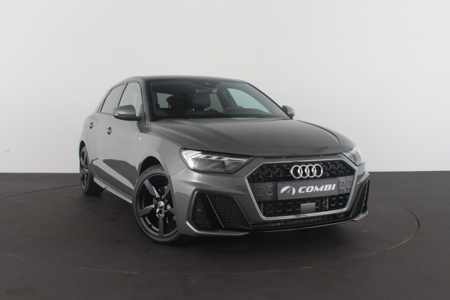 Audi A1 Sportback 30 TFSI S line > 116pk/Chronos Gray en zwart dak/17inch/stoelverwarming