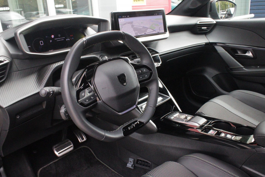 Peugeot 208 1.2 Hybrid 145PK AUTOMAAT GT | CAMERA VOOR + ACHTER | NAVIGATIE | DRAADLOZE APPLE CARPLAY/ANDROID AUTO | FULL LED KOPLAMPEN | LICHTMETALEN VELGEN 17" | DODEHOEK DETECTIE | DRAADLOZE TELEFOONLADER | KEYLESS ENTRY/START | DAB+ RADIO | ADAPTIVE CRUISE CONTROL | CLIMATE CONTROL |
