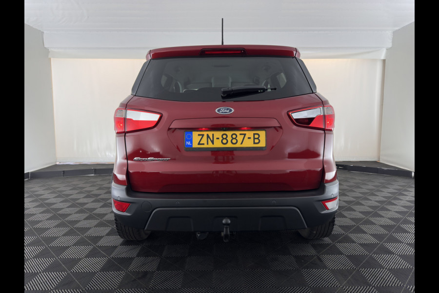 Ford EcoSport 1.0 EcoBoost Trend Ultimate (INCL-BTW) *NAVI-FULLMAP | CAMERA | CRUISE | COMFORTSEATS | FORD-SYNC3-AUDIO | PRIVACY-GLASS | PDC | 16''ALU | TOWBAR *