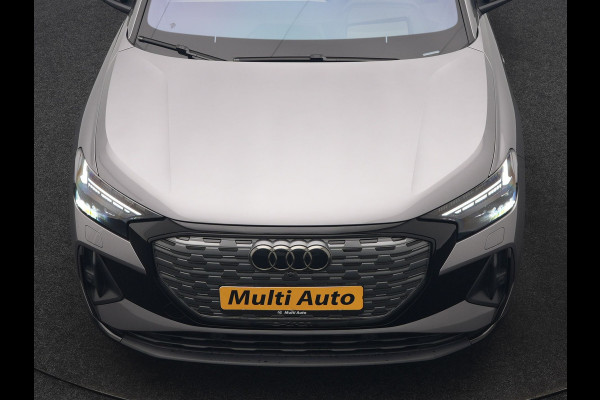 Audi Q4 e-tron 50 Quattro Edition One 2x S Line 77 kWh 300pk Dealer O.H. | Panodak | Head Up | Adaptive Cruise | Matrix LED | Camera | Lederen Sportstoelen Memory & Verwarmd | Keyless | Apple Carplay | Blis | DAB | 21"L.M |