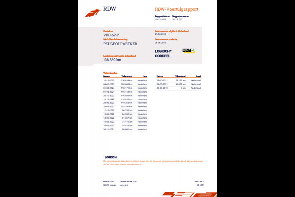 Peugeot Partner 1.6 BlueHDI Premium Long 100 PK AIRCO NAVI DAB CRUISE