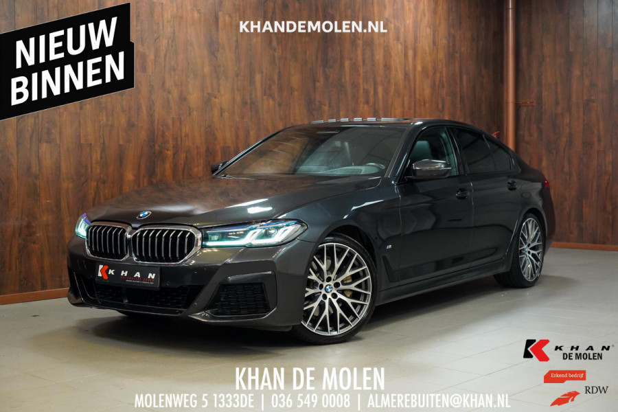 BMW 5 Serie 530i M-Sport M Sport|Pano|Leder|HUD|Dealer onderhouden