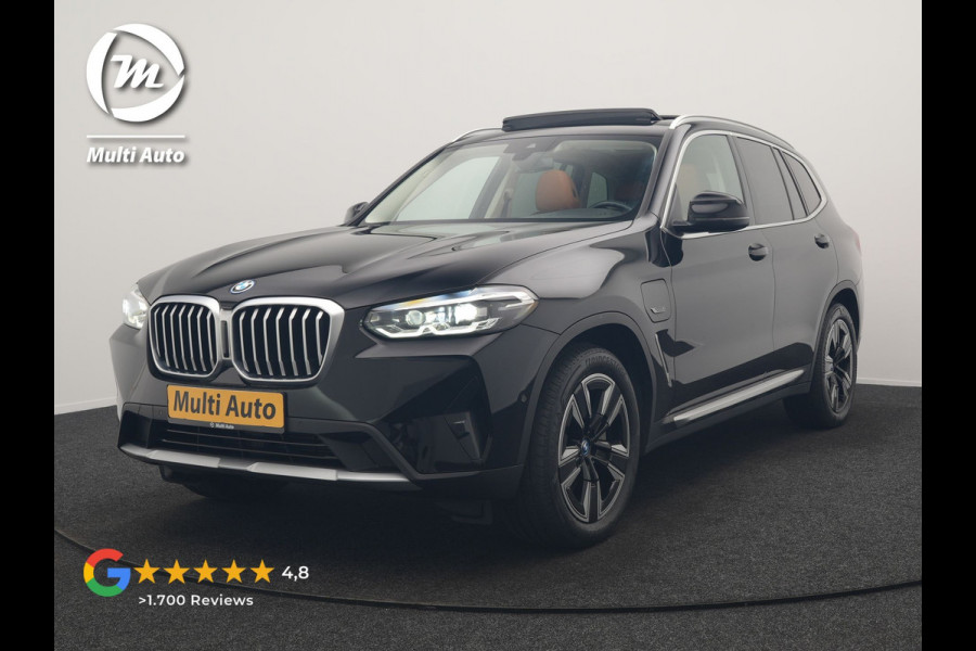 BMW X3 xDrive30e High Executive FACELIFT PHEV 293pk Dealer O.H. | Panodak | Camera | Lederen Sportstoelen Verwarmd | Apple Carplay | Park Assist | Navigatie | DAB | Cruise Control | 19"L.M | Plug In Hybrid |