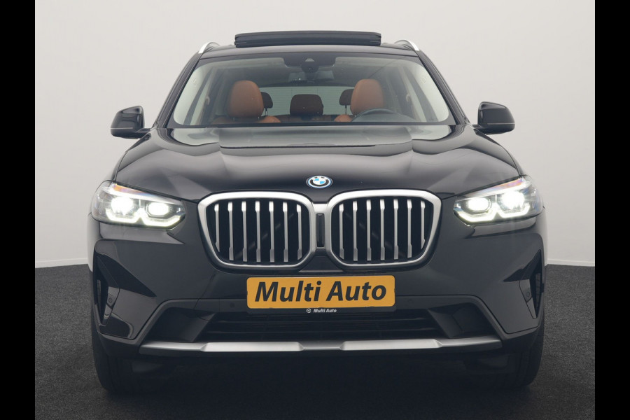 BMW X3 xDrive30e High Executive FACELIFT PHEV 293pk Dealer O.H. | Panodak | Camera | Lederen Sportstoelen Verwarmd | Apple Carplay | Park Assist | Navigatie | DAB | Cruise Control | 19"L.M | Plug In Hybrid |