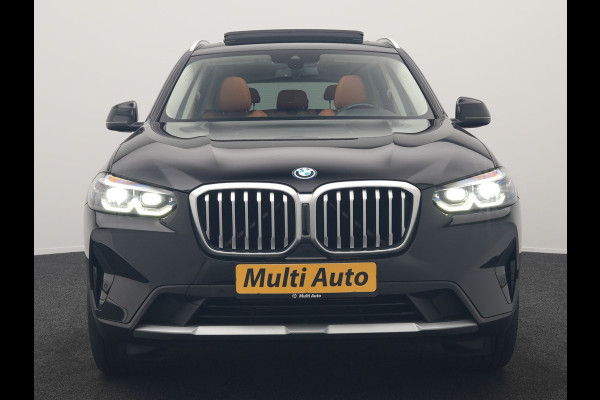 BMW X3 xDrive30e High Executive FACELIFT PHEV 293pk Dealer O.H. | Panodak | Camera | Lederen Sportstoelen Verwarmd | Apple Carplay | Park Assist | Navigatie | DAB | Cruise Control | 19"L.M | Plug In Hybrid |
