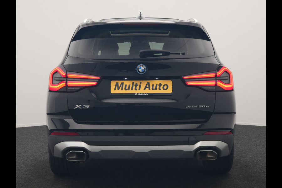BMW X3 xDrive30e High Executive FACELIFT PHEV 293pk Dealer O.H. | Panodak | Camera | Lederen Sportstoelen Verwarmd | Apple Carplay | Park Assist | Navigatie | DAB | Cruise Control | 19"L.M | Plug In Hybrid |