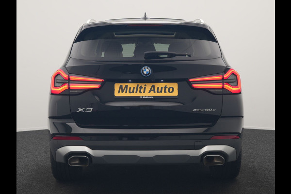 BMW X3 xDrive30e High Executive FACELIFT PHEV 293pk Dealer O.H. | Panodak | Camera | Lederen Sportstoelen Verwarmd | Apple Carplay | Park Assist | Navigatie | DAB | Cruise Control | 19"L.M | Plug In Hybrid |