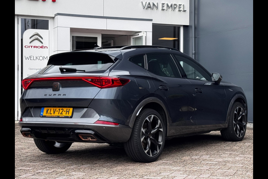 CUPRA Formentor 1.4 e-Hybrid VZ Performance | 245 PK | Pano | 100% SOH | Sportstoelen + Memory | 360 Camera | Stoelverwarming
