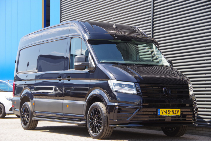 Volkswagen Crafter 35 2.0 TDI L3H3(L2H2) BLACK EDITION! AUT. LED, TREKHAAK, BETIMMERING, STOELVERWARMING, GEVEERDE ERGO COMFORT STOEL, CAMERA, NAVI
