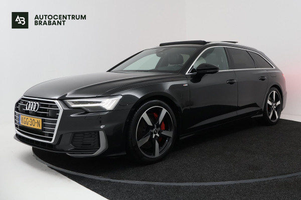 Audi A6 Avant 55 TFSI e quattro Competition (PANO, SOH 96,4%, TREKHAAK WEGKLAPBAAR, HEAD-UP, STOELKOELING, DEALER ONDERHOUDEN)
