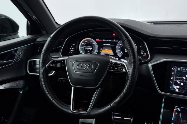 Audi A6 Avant 55 TFSI e quattro Competition (PANO, SOH 96,4%, TREKHAAK WEGKLAPBAAR, HEAD-UP, STOELKOELING, DEALER ONDERHOUDEN)