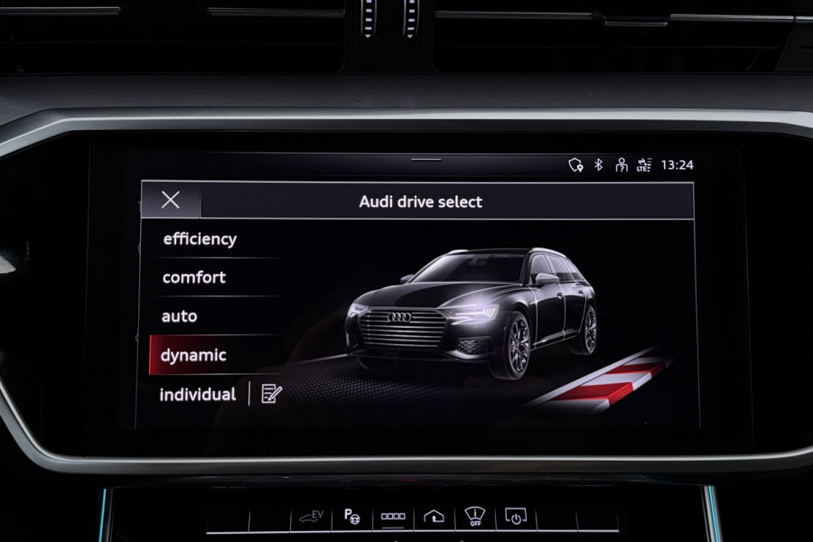 Audi A6 Avant 55 TFSI e quattro Competition (PANO, SOH 96,4%, TREKHAAK WEGKLAPBAAR, HEAD-UP, STOELKOELING, DEALER ONDERHOUDEN)