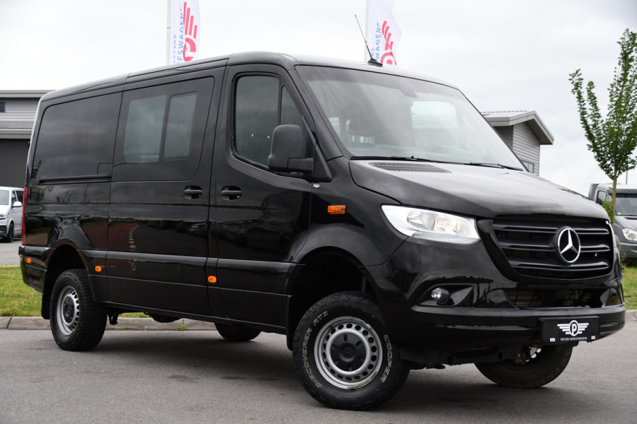 Mercedes-Benz Sprinter 319 V6 3.0 CDI L2H1 DC 4x4 PB Edtion Cruise, Carplay, 4Matic, 10,5'' Mbux, Automaat, Airco, Uniek!