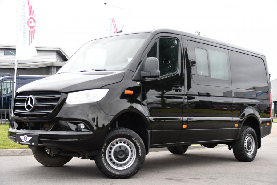 Mercedes-Benz Sprinter 319 V6 3.0 CDI L2H1 DC 4x4 PB Edtion Cruise, Carplay, 4Matic, 10,5'' Mbux, Automaat, Airco, Uniek!