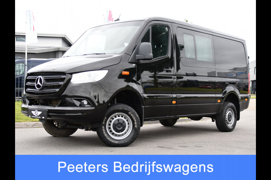 Mercedes-Benz Sprinter 319 V6 3.0 CDI L2H1 DC 4x4 PB Edtion Cruise, Carplay, 4Matic, 10,5'' Mbux, Automaat, Airco, Uniek!