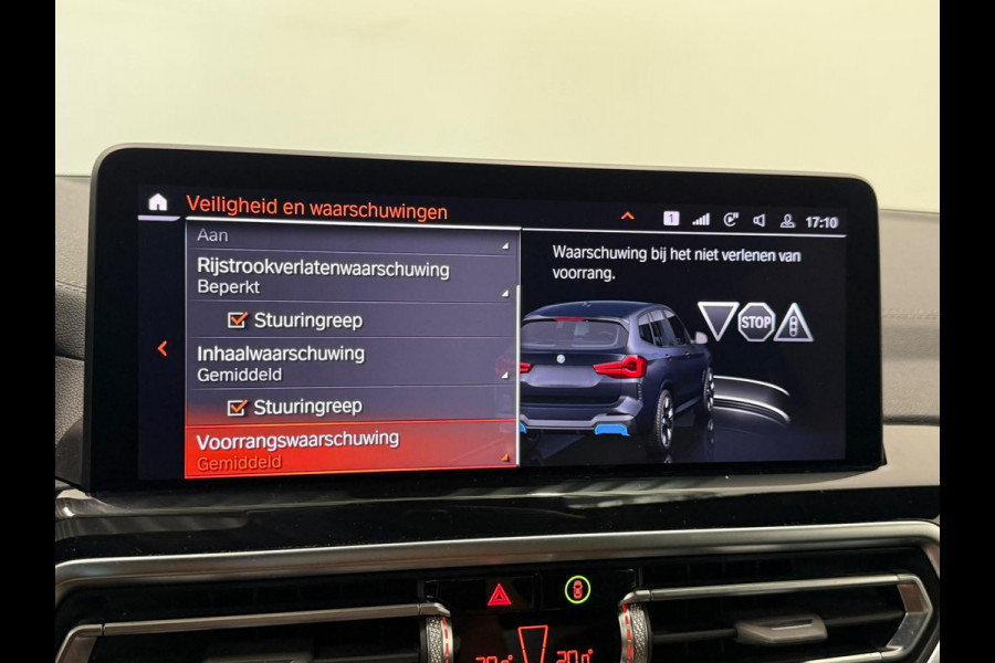 BMW iX3 High Executive M Sport 80 kWh Panoramadak Driving Adaptive Cryuise Control Leder Assistant Professional Camera Adaptief LED Shadow Line Stoelverwarming