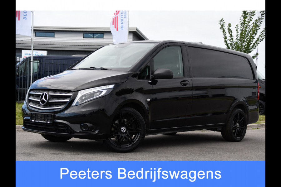 Mercedes-Benz Vito 119 CDI L2 Black Edition Camera, Cruise, LED, 190pk, Automaat, Leder, Trekhaak, Multimedia, Stoelverwarming, Uniek!