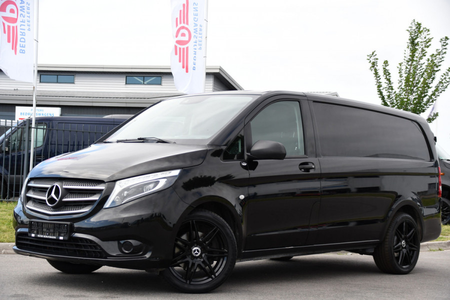 Mercedes-Benz Vito 119 CDI L2 Black Edition Camera, Cruise, LED, 190pk, Automaat, Leder, Trekhaak, Multimedia, Stoelverwarming, Uniek!