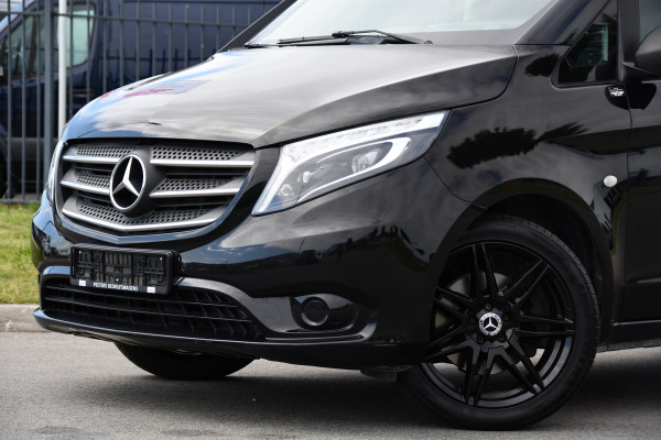 Mercedes-Benz Vito 119 CDI L2 Black Edition Camera, Cruise, LED, 190pk, Automaat, Leder, Trekhaak, Multimedia, Stoelverwarming, Uniek!