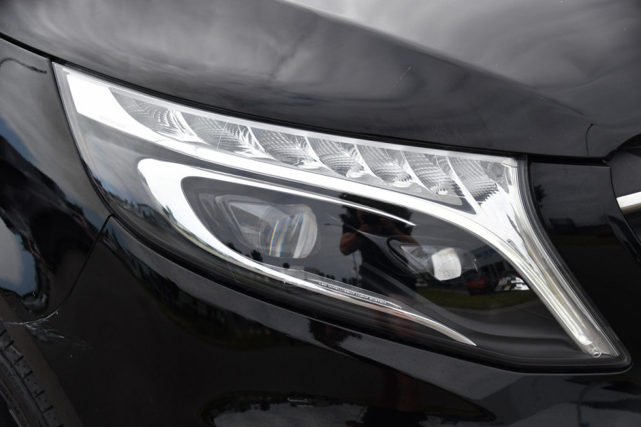 Mercedes-Benz Vito 119 CDI L2 Black Edition Camera, Cruise, LED, 190pk, Automaat, Leder, Trekhaak, Multimedia, Stoelverwarming, Uniek!