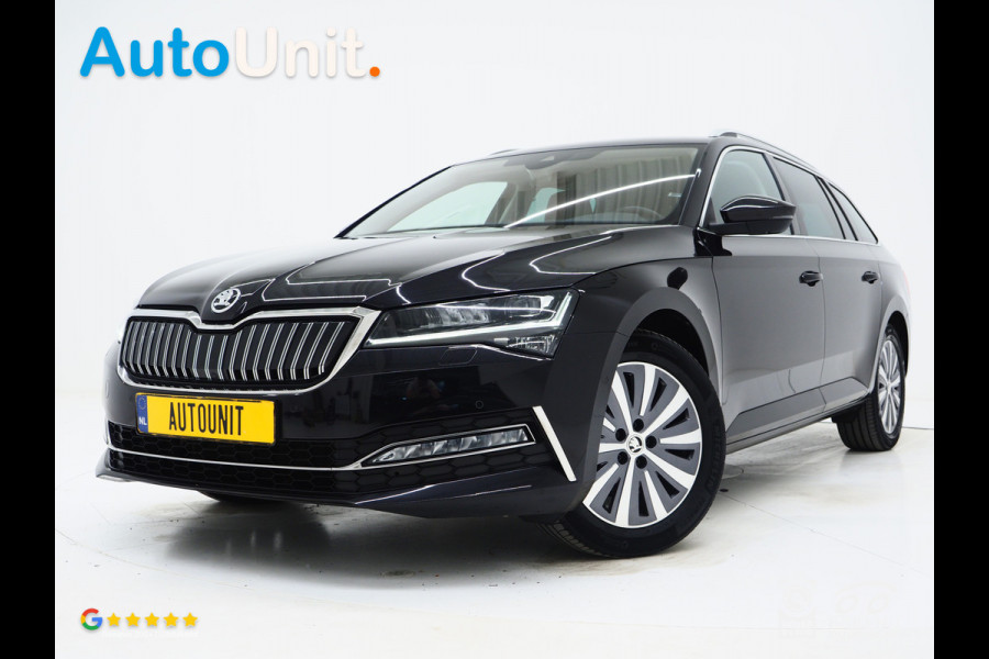 Škoda Superb Combi 1.4 TSI iV Style | Leder | Trekhaak | 360 | Massage | Stoelkoeling | Keyless | Virtual | Sfeerlicht
