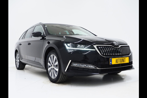 Škoda Superb Combi 1.4 TSI iV Style | Leder | Trekhaak | 360 | Massage | Stoelkoeling | Keyless | Virtual | Sfeerlicht