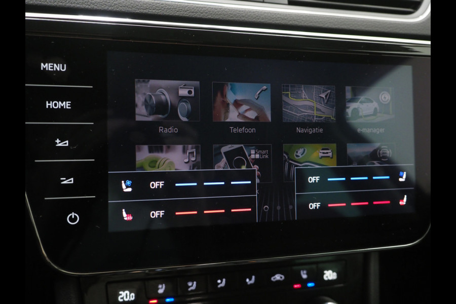 Škoda Superb Combi 1.4 TSI iV Style | Leder | Trekhaak | 360 | Massage | Stoelkoeling | Keyless | Virtual | Sfeerlicht