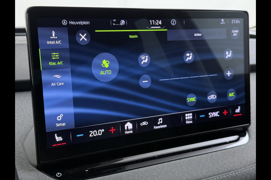 Škoda ENYAQ iV 60 SOH 92% Warmtepomp Panoramadak Adap.Cruise 3-Zone Stoelverwarming Keyless advanced Ecc Pdc Android Auto Apple Carplay Privacy Glas Lmv Led Isofix Lane Assist Verkeersbord herkenning 1e Eigenaar Dealeronderhouden Origineel Nederlandse Auto