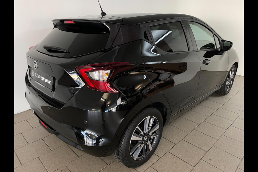 Nissan Micra 0.9 IG-T N-Connecta 90PK AIRCO CLIMA NAVI CRUISE CAMERA VELGEN PRIVACY GLAS 2E EIG ZEER NETTE AUTO