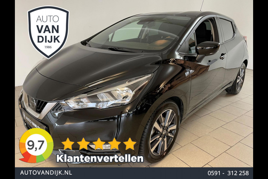 Nissan Micra 0.9 IG-T N-Connecta 90PK AIRCO CLIMA NAVI CRUISE CAMERA VELGEN PRIVACY GLAS 2E EIG ZEER NETTE AUTO