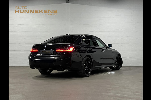 BMW 3-serie 330e M Sport | Open dak | Adapt. cruise | Trekhaak | Head-up | Stoelverwarming | Sfeerverlichting | Carplay | Leder