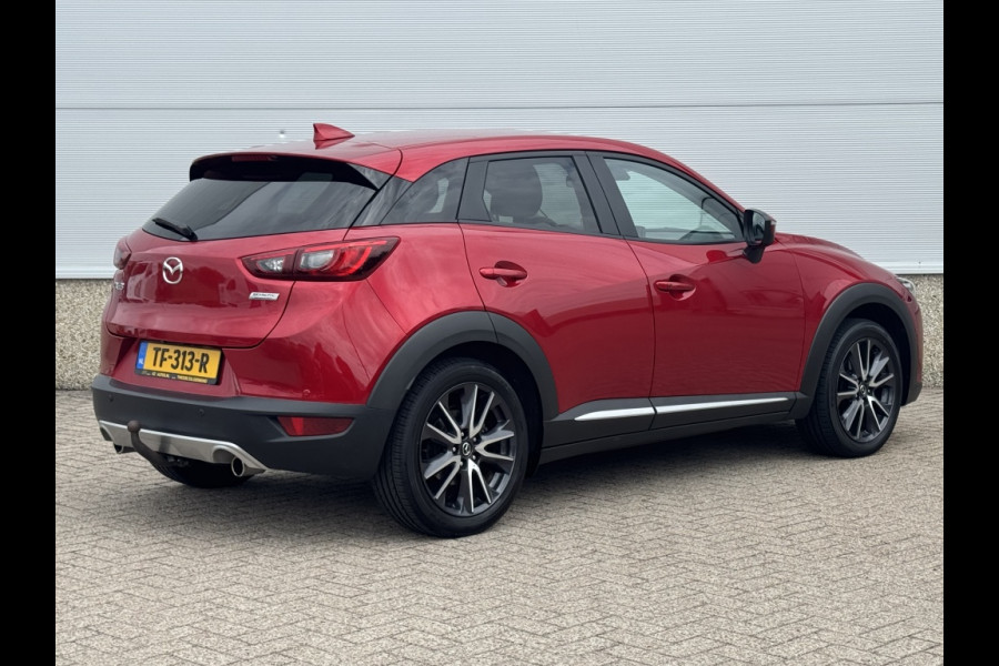 Mazda CX-3 2.0 120pk automaat, SkyLGT, trekhaak, cruise, head-up, climate