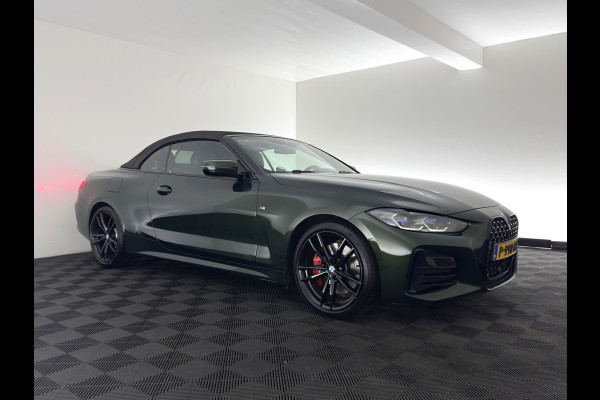 BMW 4 Serie Cabrio M440i xDrive High Executive (INCL-BTW) *HEAD-UP | LEATHER | LASER-LED | MEMORY-PACK | DIGI-COCKPIT | KEYLESS | HIFI-SOUND | SHIFTPADDLES | CAMERA | DAB | NAVI-FULLMAP | AMBIENT-LIGHT | TOWBAR | 19''ALU*