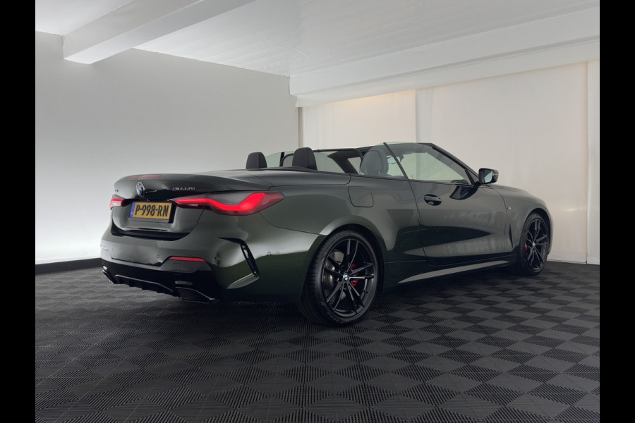 BMW 4 Serie Cabrio M440i xDrive High Executive (INCL-BTW) *HEAD-UP | LEATHER | LASER-LED | MEMORY-PACK | DIGI-COCKPIT | KEYLESS | HIFI-SOUND | SHIFTPADDLES | CAMERA | DAB | NAVI-FULLMAP | AMBIENT-LIGHT | TOWBAR | 19''ALU*