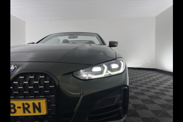 BMW 4 Serie Cabrio M440i xDrive High Executive (INCL-BTW) *HEAD-UP | LEATHER | LASER-LED | MEMORY-PACK | DIGI-COCKPIT | KEYLESS | HIFI-SOUND | SHIFTPADDLES | CAMERA | DAB | NAVI-FULLMAP | AMBIENT-LIGHT | TOWBAR | 19''ALU*