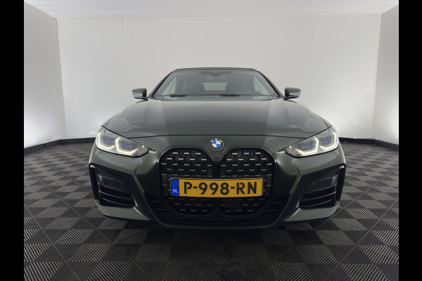 BMW 4 Serie Cabrio M440i xDrive High Executive (INCL-BTW) *HEAD-UP | LEATHER | LASER-LED | MEMORY-PACK | DIGI-COCKPIT | KEYLESS | HIFI-SOUND | SHIFTPADDLES | CAMERA | DAB | NAVI-FULLMAP | AMBIENT-LIGHT | TOWBAR | 19''ALU*
