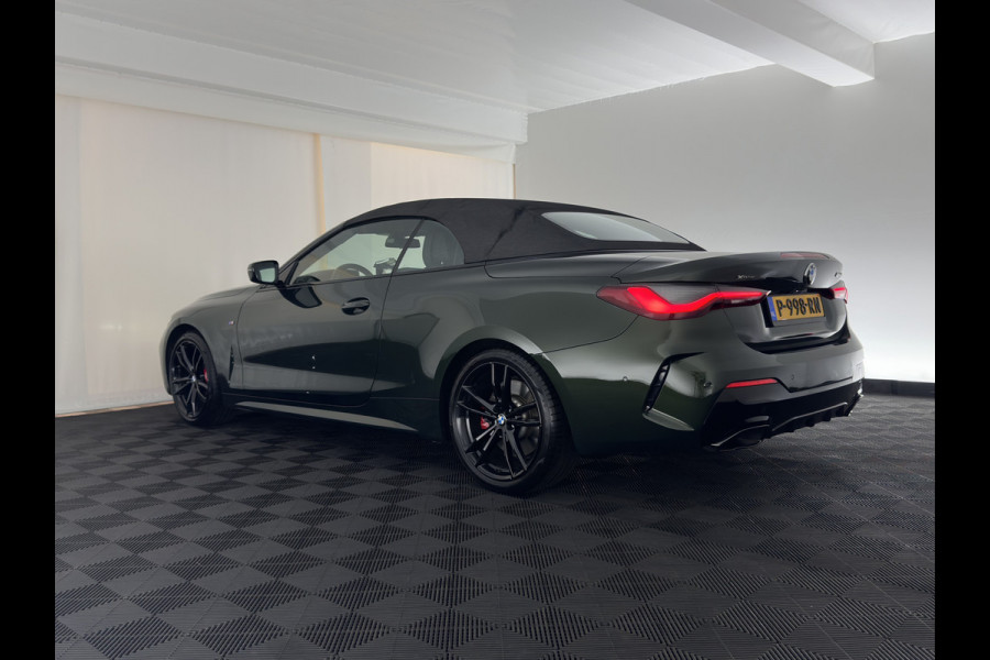 BMW 4 Serie Cabrio M440i xDrive High Executive (INCL-BTW) *HEAD-UP | LEATHER | LASER-LED | MEMORY-PACK | DIGI-COCKPIT | KEYLESS | HIFI-SOUND | SHIFTPADDLES | CAMERA | DAB | NAVI-FULLMAP | AMBIENT-LIGHT | TOWBAR | 19''ALU*