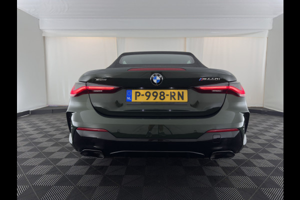 BMW 4 Serie Cabrio M440i xDrive High Executive (INCL-BTW) *HEAD-UP | LEATHER | LASER-LED | MEMORY-PACK | DIGI-COCKPIT | KEYLESS | HIFI-SOUND | SHIFTPADDLES | CAMERA | DAB | NAVI-FULLMAP | AMBIENT-LIGHT | TOWBAR | 19''ALU*