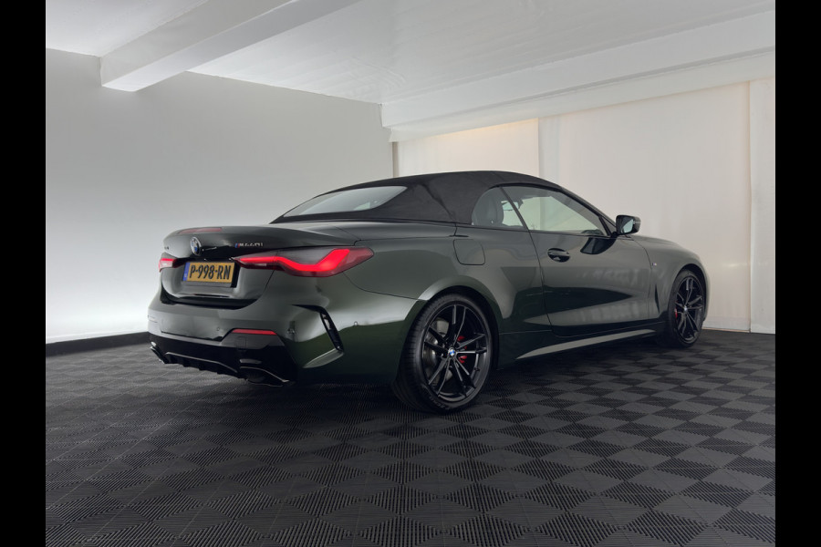 BMW 4 Serie Cabrio M440i xDrive High Executive (INCL-BTW) *HEAD-UP | LEATHER | LASER-LED | MEMORY-PACK | DIGI-COCKPIT | KEYLESS | HIFI-SOUND | SHIFTPADDLES | CAMERA | DAB | NAVI-FULLMAP | AMBIENT-LIGHT | TOWBAR | 19''ALU*