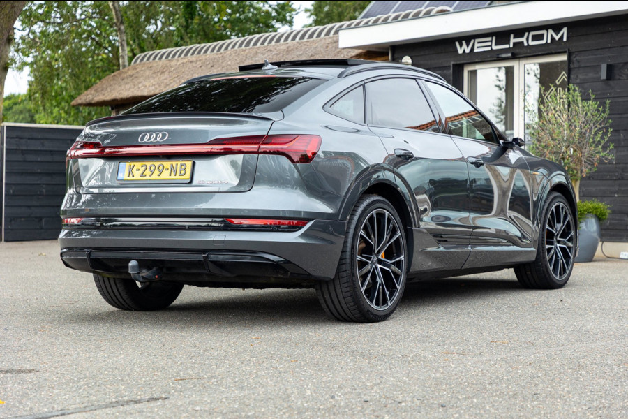 Audi e-tron Sportback 55 quattro S-Line 95 kWh Soh 92% I Panoramadak I Leder I B&O I Adaptive Cruise I HeadUp I Luchtvering