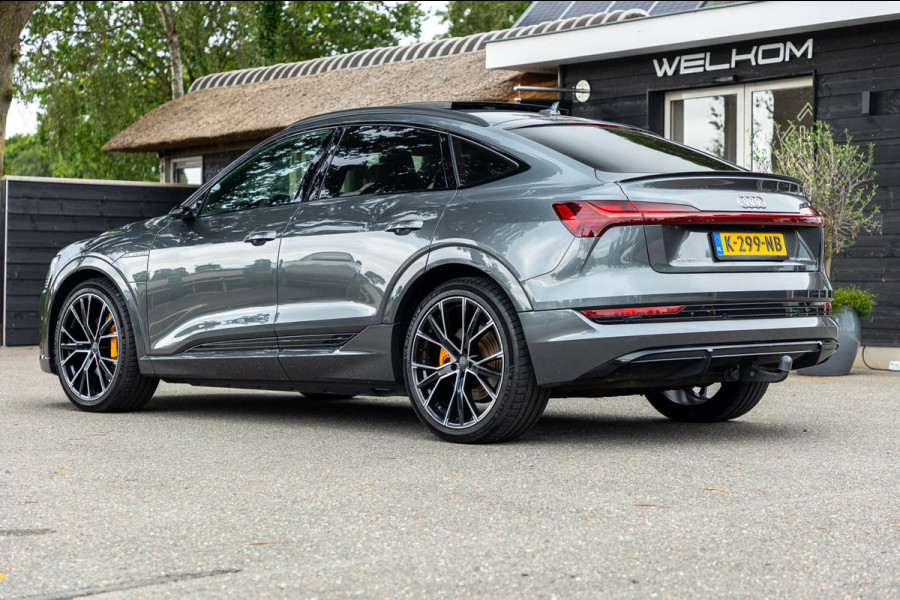 Audi e-tron Sportback 55 quattro S-Line 95 kWh Soh 92% I Panoramadak I Leder I B&O I Adaptive Cruise I HeadUp I Luchtvering