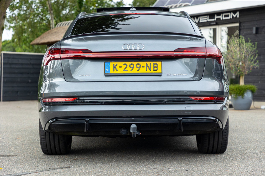 Audi e-tron Sportback 55 quattro S-Line 95 kWh Soh 92% I Panoramadak I Leder I B&O I Adaptive Cruise I HeadUp I Luchtvering