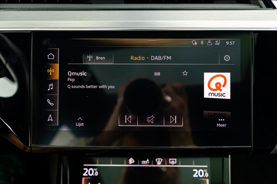 Audi e-tron Sportback 55 quattro S-Line 95 kWh Soh 92% I Panoramadak I Leder I B&O I Adaptive Cruise I HeadUp I Luchtvering
