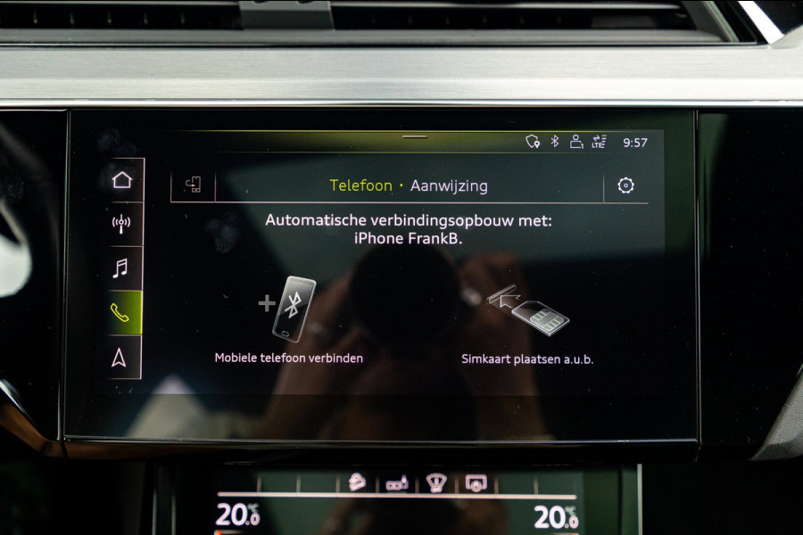 Audi e-tron Sportback 55 quattro S-Line 95 kWh Soh 92% I Panoramadak I Leder I B&O I Adaptive Cruise I HeadUp I Luchtvering