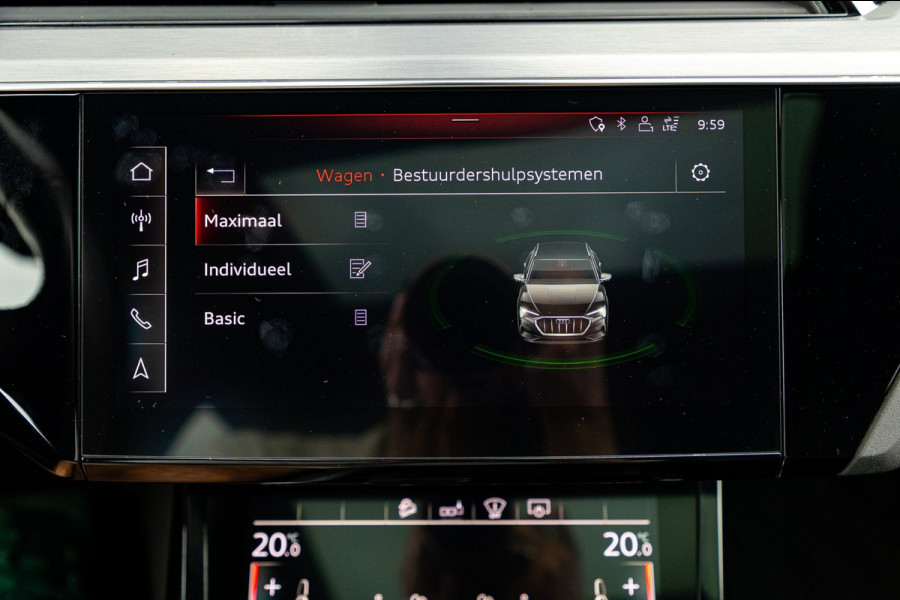 Audi e-tron Sportback 55 quattro S-Line 95 kWh Soh 92% I Panoramadak I Leder I B&O I Adaptive Cruise I HeadUp I Luchtvering