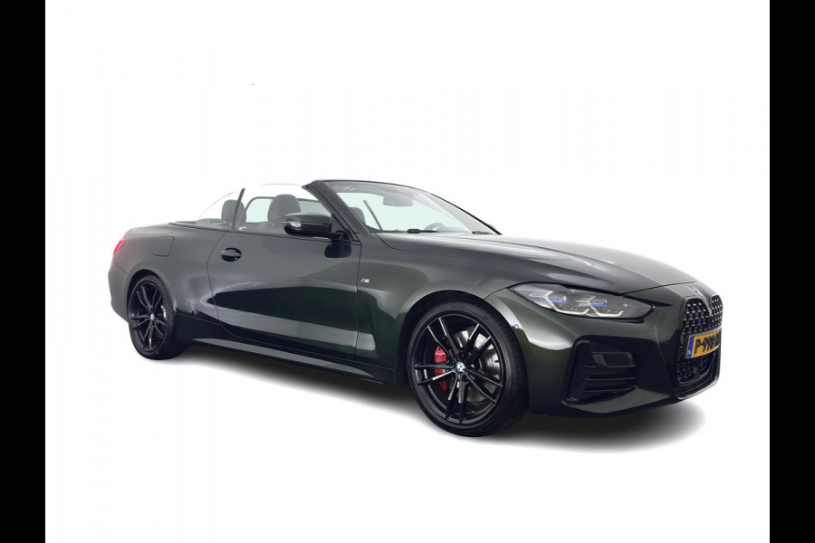 BMW 4 Serie Cabrio M440i xDrive High Executive (INCL-BTW) *HEAD-UP | LEATHER | LASER-LED | MEMORY-PACK | DIGI-COCKPIT | KEYLESS | HIFI-SOUND | SHIFTPADDLES | CAMERA | DAB | NAVI-FULLMAP | AMBIENT-LIGHT | TOWBAR | 19''ALU*