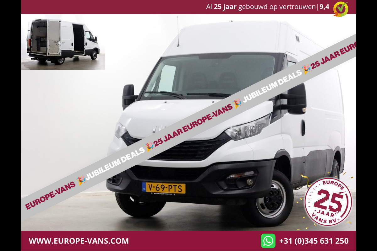 Iveco Daily 35C14 136pk L2H2 Dubbel Lucht/Luchtvering/Inrichting/Trekhaak 3500kg 10-2020