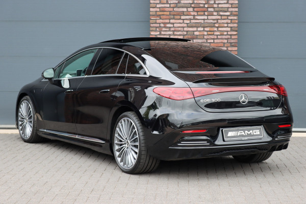 Mercedes-Benz EQE 300 Business Solution AMG 90 kWh | Luchtvering | Distronic | Memory | Panoramadak | Warmtepomp | Camera | Keyless Go | Dodehoekassistent |